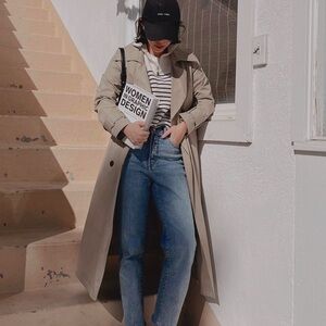 Banana Republic Factory Tan Trench Coat Petite XXS